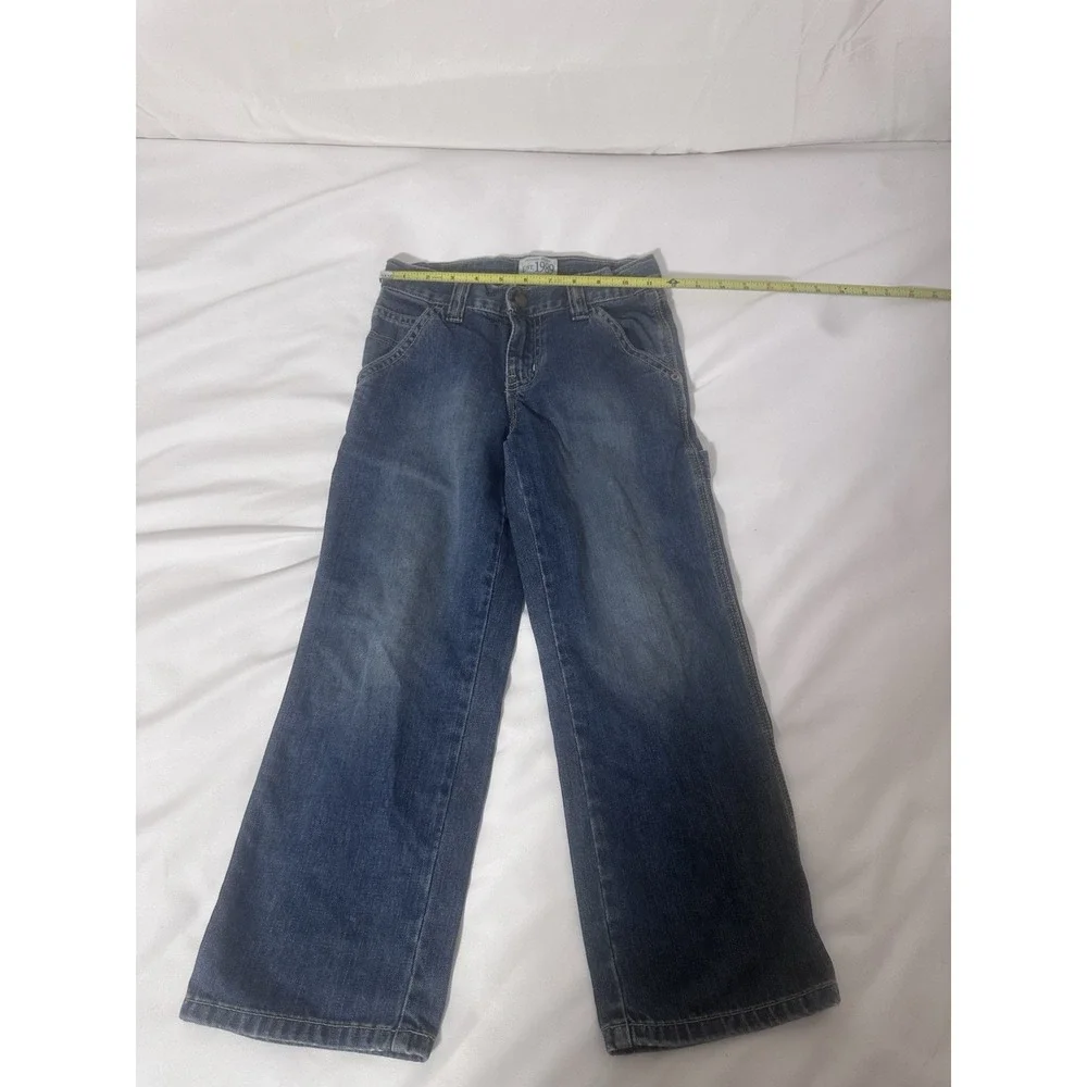 The Children's Place Boys Size 6 Utility Carpenter Jeans Blue Denim Est 1989